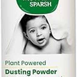 Mother Sparsh Plant Powered Dusting Powder For Babies - 330g | Talc Free Baby Powder With Corn Starch & Oat Powder-image-98