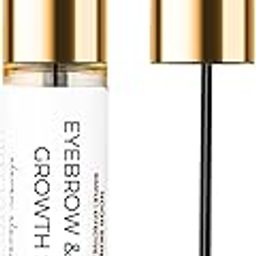 Noor Skincare Eyebrow & Eyelash Growth Serum/Oil - Organic, Brow & Lash Boosting Enhancer for Thick Eyebrows and Eyelashes - has Castor oil for Volume & comes with Applicator (5 ml)-0