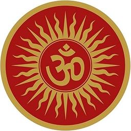 Asmi Collections Self Adhesive Vinyl Printed Beautiful Golden Om Wall Sticker-26