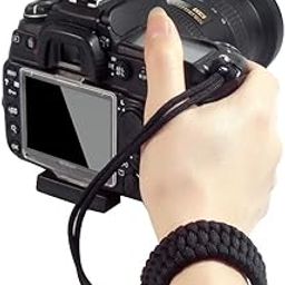 RUBRIC® Braided King Cobra Paracord Hand Grip Wrist Strap for All DSLR Camera/Binoculars (Black)-image-22