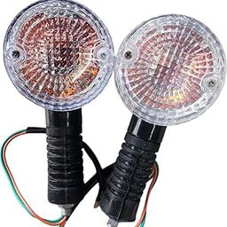 BIKEBLOOM Side, Rear Incandescent Indicator Light for Bajaj Avenger 150, Avenger 200 (Yellow) (Pack of 2)-20