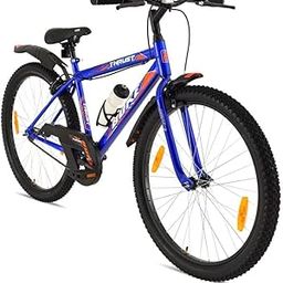 Avon Buke Thrust 26T MTB Bicycles for Adults|Wheel Size:26 inches|Steel Frame:17.5 inches Rigid Fork, Caliper Brake, Steel Rim, Mudguards & Bottle Stand|Short Bend, Matt Gloss Finish(Blue)-image-71