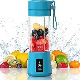 Portable Blender Juicer Mixer Blender 6 Blade USB Juicer Bottle Portable Blender Mixer Electric Juice Maker Bottle Jus Mixer for Shake Fruit & Vegetable Rechargeable Juice Grinder-picture-22
