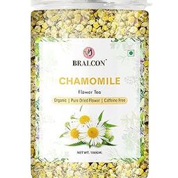 BRALCON Organic Chamomile Flower Tea - 100 Gm | Caffeine Free Herbal Tea| 100% Natural Chamomile Tea Leaves| Boost Immunity| Detox Tea| Sleep Tea & Stress Relief-image-11