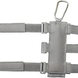ATORSE Bottle Holder with Strong Buckle Speaker Mount Bicycle Strap for Golf Cart Gray 2 Straps-image-43