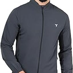 Men's Solid Polyester Techno Lite Jacket With SPF50+ And Microbial Properties-image-0