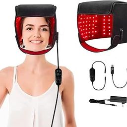 CALMORA Red Light Therapy Hat for Hair Regrowing, Brain Relax Cap Body Pain Relief, Infrared Light Hat Near IR Therapy Hat Healing Light Hat with 155 LEDs Migraine Relief Device, Treat Thinning Hair-19