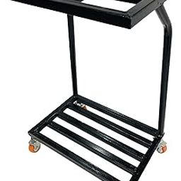 APPLE FURNITURE Office Home Topless Single Inverter Battery UPS Trolley with Heavy Bearing Wheels Fit to Every Inverter Battery-image-1