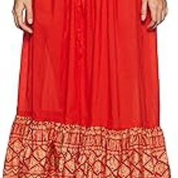 Mustard Flared Skirt KFF-VAR218710-picture-12