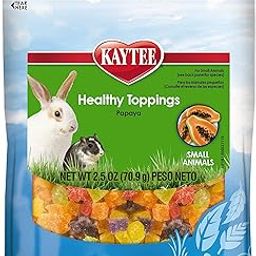 Kaytee Fiesta Healthy Treat for Small Animal, 2.5-Ounce, Papaya Toppings-image-49