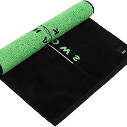 TEGO Antimicrobial Cotton Bench Towel - Black Green-image-1