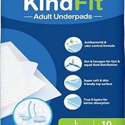 Disposable premium Underpads, Large 60 X 60 cm, Super Absorbent Polymer & Soft Surface for Baby & Adults (Pack Of 10pcs)-image-31