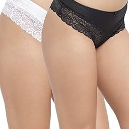 Women Lace Trim Hipster Brief Panty-picture-25