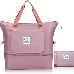 Bag Duffle Bags for Travel Women Luggage Bags for Travelling Large Capacity Folding Bag Lightweight Waterproof & Foldable Weekender Shoulder Bag with Dry & Wet Pocket Tote Handbag-image-43