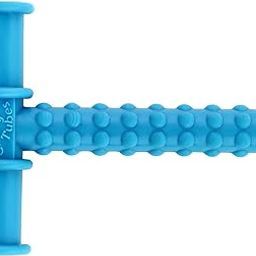 MJ Talk Tools Opt (Oral Placement Therapy) Chewy Tube Blue | Non-Toxic Biting Toy for Effective Oral Sensory Therapy | Texture Chewing Tube for Autism | Teether for Children and Adults (Blue - High Hardness) (Chewy Tube Blue)-image-32