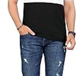 Men's Polo Neck T-Shirt, Colorblock Design, Polycotton Blend-picture-13