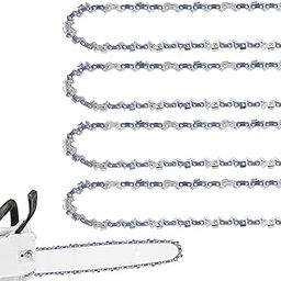 4 Pack 16 Inch Chainsaw Chain 3/8" LP Pitch .043'' Gauge 56 Drive Links fits Milwaukee, EGO, DeWalt, Greenworks and more-31