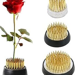 3PCS Flower Frog Holder/Round Flower Fixed Tools with Brass Needle,3 Sizes Flower Arrangement Pin for Garden Home Decoration(0.9inch 1.34inch 1.6inch)-image-45