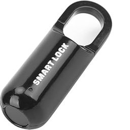 Secure Fingerprint Padlock, Mini Black Padlock Fingerprint Lock, Long Standby Time USB Charge Keyless for Gym School Locker, House Door, Travel Luggage, Backpack-picture-51