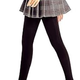 Women's Ladies Girls Black Opaque Pantyhose, 80 Denier Soft Comfortable Waistband Pantyhose (Almost Non Transparent)-image-96