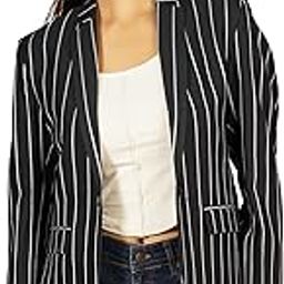 Women's Polyester Cotton Blue Blazer-picture-56