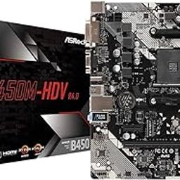 ASRock B450M-Hdv R4.0 Socket Am4/ AMD Promontory B450/ Ddr4/ Sata3&Usb3.1/ M.2/ A&Gbe/Microatx Motherboard-image-9