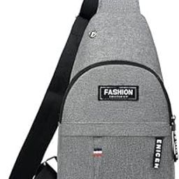 Cross Chest Bag For Men Shoulder Bag Crossbody Backpack Waterproof Sling Backpack Bag With USB Charging Port for Traveling/Camping/Hiking/Gym/Sports/Outdoor/Picnic (Multicolor)-40