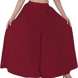 Women's Rayon Palazzos for Women 40 Inch Length 1-image-8