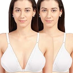 Jinal Women's Regular Front Closure Bra Pack of 2-9