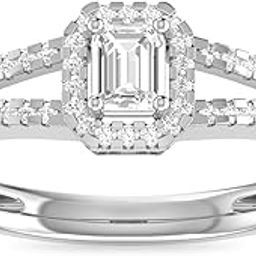 18k (750) White Gold and Solitaire Ring for Women-image-42