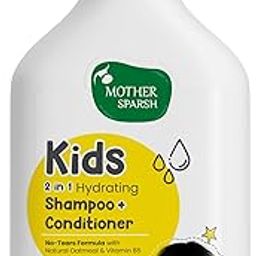 Mother Sparsh 2 In 1 Hydrating Shampoo + Conditioner for Kids & Babies-300ml | Tear Free Shampoo & Conditioner With Natural Oatmeal & Vitamin B5 | Parabens & Sulphates Free-picture-17