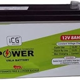 Power 12V 8AH SMF VRLA UPS-Emergency Battery for Use in UPS/Solar and All Multiple Use-image-57