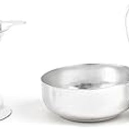 Arya Silver Plated Niranjan Diya(M) with DOMUKHA Puja Samagri Kit for Daily Worship, Diwali, Navratri & Gifting, Decorative,Temple-image-16