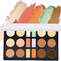 Beauty Carver Concealer Contour Multifunction Palette, 37.6g Face Concealer Contour Cream Face Makeup Palette-20
