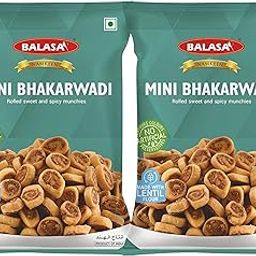 Balasa Bhakarwadi | Bakarwadi Snack | Bhakarwadi Mini | Namkeen Snacks | Ready to Eat | Gujarati Snacks | Snack Items for Eating | Tasty and Crunchy | Fresh & Handmade (180Gram x Pack Of 2)-image-54