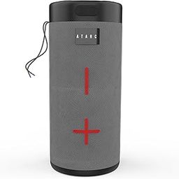 ATARC® AT-628 Apex 10W Bluetooth Speaker Hi-fi Stereo Sound Surround Upto 08 Hours Playback with Torch Light Best for Media Players with Multi Modes Aux/TF Card/USB Drive (Grey)-image-65