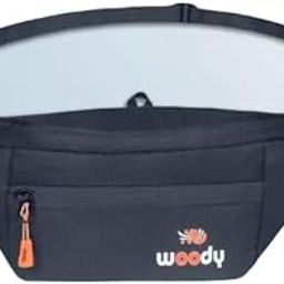 RAFEYA Bag Lightweight Waist Pack with Multiple Pockets for Hands-Free Convenience on The Go Black Colored (RB-002)-image-9