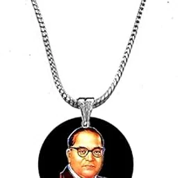afh Dr. Babasaheb Ambedkar Acrylic Pendant with Snake Chain | Inspirational Necklace-picture-21