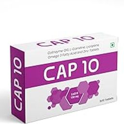 CAP 10 CoEnzyme Q10 150mg, L-Carnitine, Lycopene, Omega 3 Fatty Acid and Zinc Tablets, 3x10 Tablets-image-30