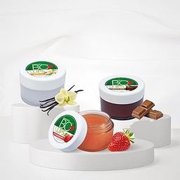 BOROLINE Bo Lips Nourishing Lip Balm | Strawberry, Vanilla, Chocolate Flavour With Natural Almond Oil | For Glossy Soft Lips (Pack of 3)-44