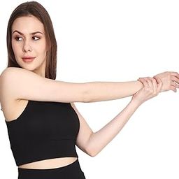 Women's Non Padded Gym Yoga Stylish Sports Bra | Full Coverage, Anti Bacterial, Wireless | Comfortable Gym Yoga Sports Bra-picture-56