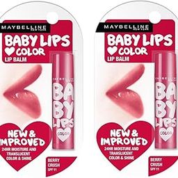 Maybelline New York Baby Lips Lip Balm - Berry Crush (4g) (PACK OF 2)-21