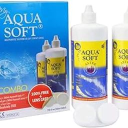 Aquasoft Multipurpose Solution For Soft Contact Lenses Combo Pack (360ml+360ml)-image-27