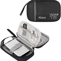 Aliens Travel Gadget Tech Portable Mini Organizer Case Cover Pouch with Mesh Pockets for Storing Hard Drive Disk, SSD, HDD, Pendrive, Earphone, Cables, Charger, Power Bank, Laptop & PC Accessories-0
