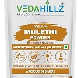 Vedahillz Mulethi Powder – Pure Licorice Root for Immunity Support, Throat Care, Cough Relief & Respiratory Wellness – 100g-image-15