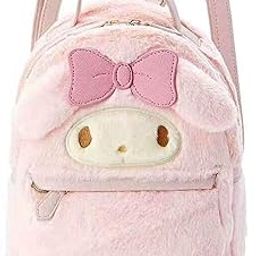 My Melody Backpack, Cinnamoroll Bag Cute Cartoon School Bag Plush Shoulder Bag Handbag-image-36