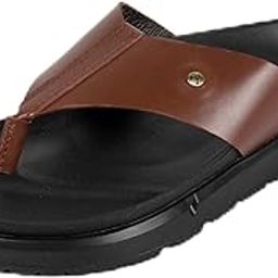 mochi Men's Synthetic Leather Comfort Slippers-picture-6
