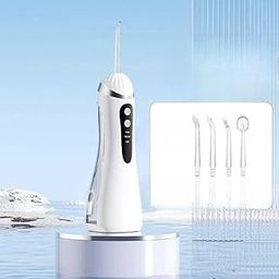 BHAVRUTT Smart plus Water Flosser with 4 Nozzle tips Portable & Rechargeable dental care teeth cleaning tool Custom 3 Water Pressure Settings 200ml Water Tank Capacity IPX7 Waterproof portable cordless oral irrigator water flosser-image-44