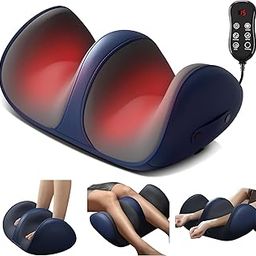 ZYNTO Shiatsu Foot Massager with 3 Intensity Levels Massage Nodes with Heat Kneading Rolling for Neuropathy Wellness & Relaxation Calf Leg Arm Massager, Delivers Relief For Tired Muscles,Deep Tissue Massager,Pain Relief,Promotes Blood Circulation Gifts For Women & Men. (STANDARD)-12