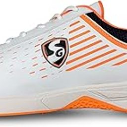 SG Mens Yorker Cricket Shoes, White/Navy/Orange - 7 Uk-image-16